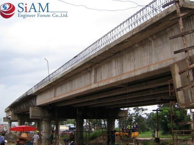 สะพานข้ามทางรถไฟ จังหวัดอุบลราชธานี